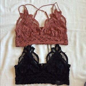 Set of Free People Lace Bra